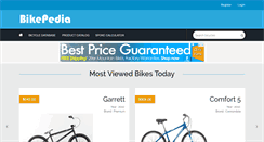 Desktop Screenshot of bikepedia.com